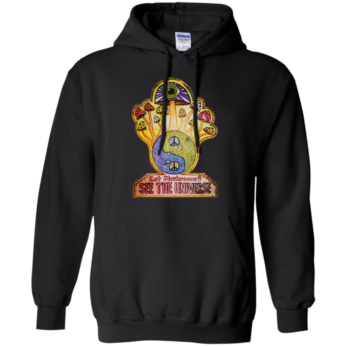 Hippie Eat Mushrooms See The Universe T-Shirts, Hoodie, Tank