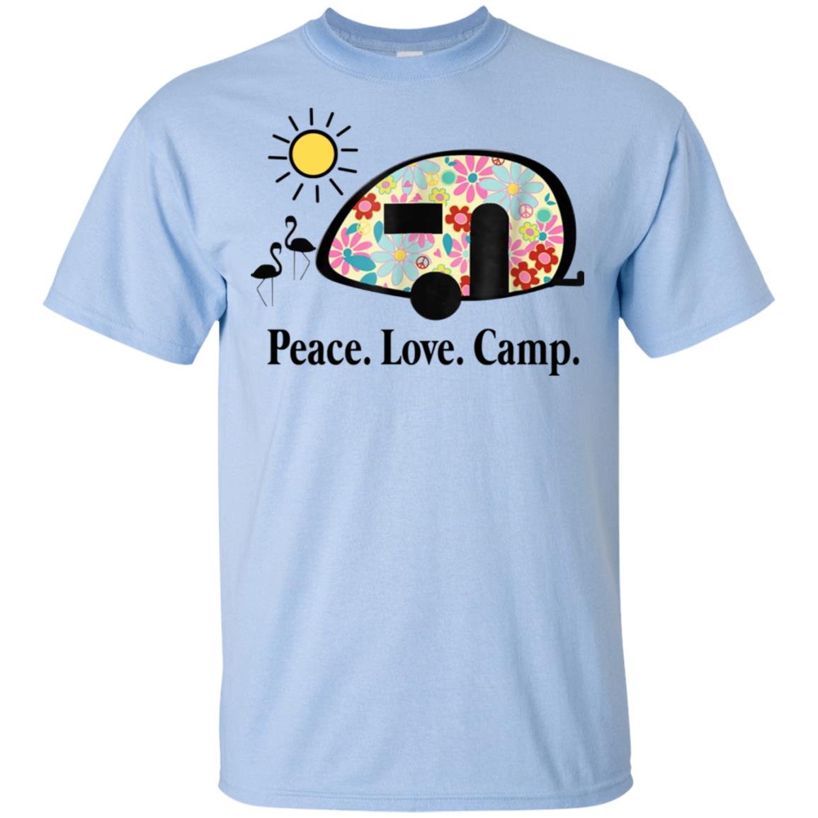 Peace. Love. Camp. Camping T-Shirts, Hoodie, Tank