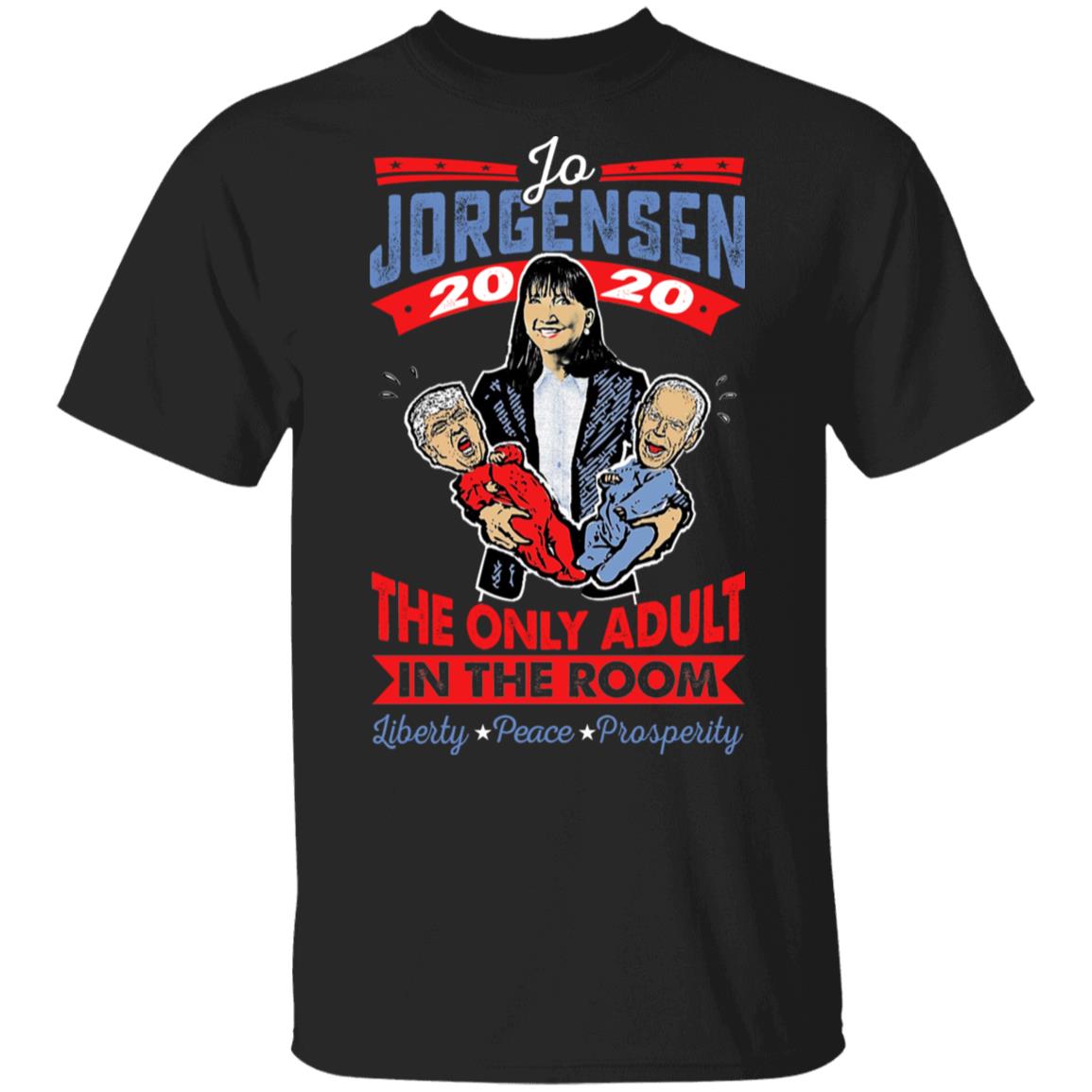 Jo Jorgensen 2020 The Only Adult In The Room Shirt, Hoodie, Tank