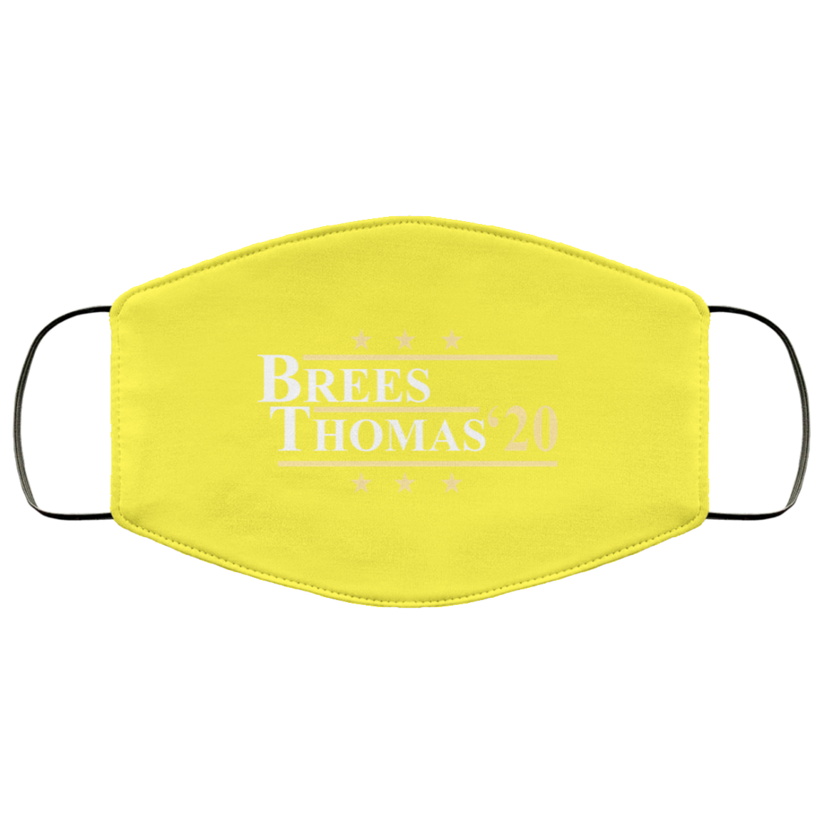 Vote Brees Thomas 2020 President Face Mask