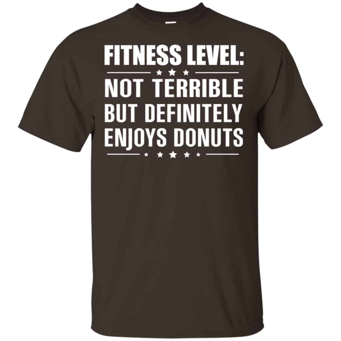 Fitness Level: Not Terrible But Definitely Enjoys Donuts Shirt, Hoodie, Tank