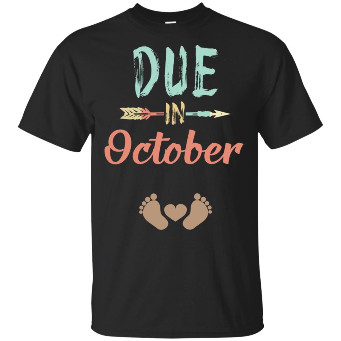 Due Date October Announcement Mommy Bump Pregnancy T-Shirts, Hoodie, Tank