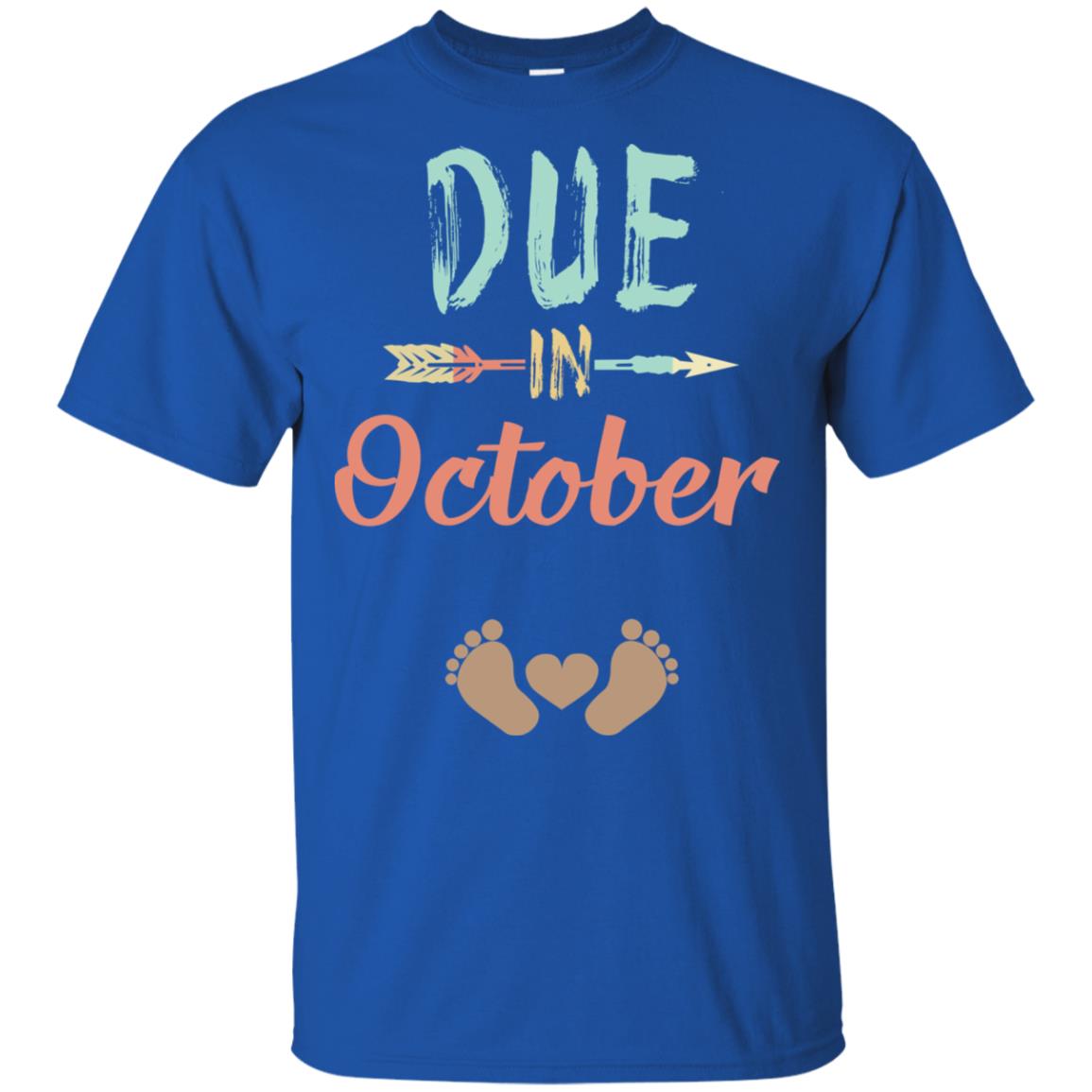 Due Date October Announcement Mommy Bump Pregnancy T-Shirts, Hoodie, Tank