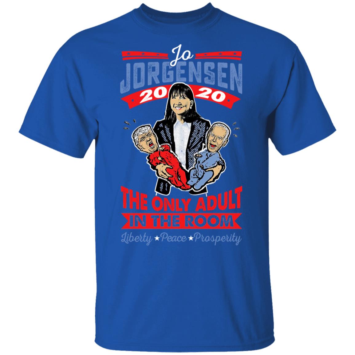 Jo Jorgensen 2020 The Only Adult In The Room Shirt, Hoodie, Tank