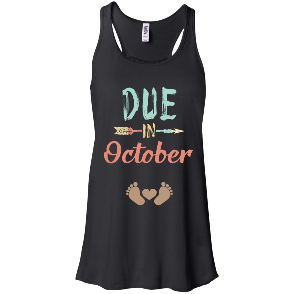 Due Date October Announcement Mommy Bump Pregnancy T-Shirts, Hoodie, Tank