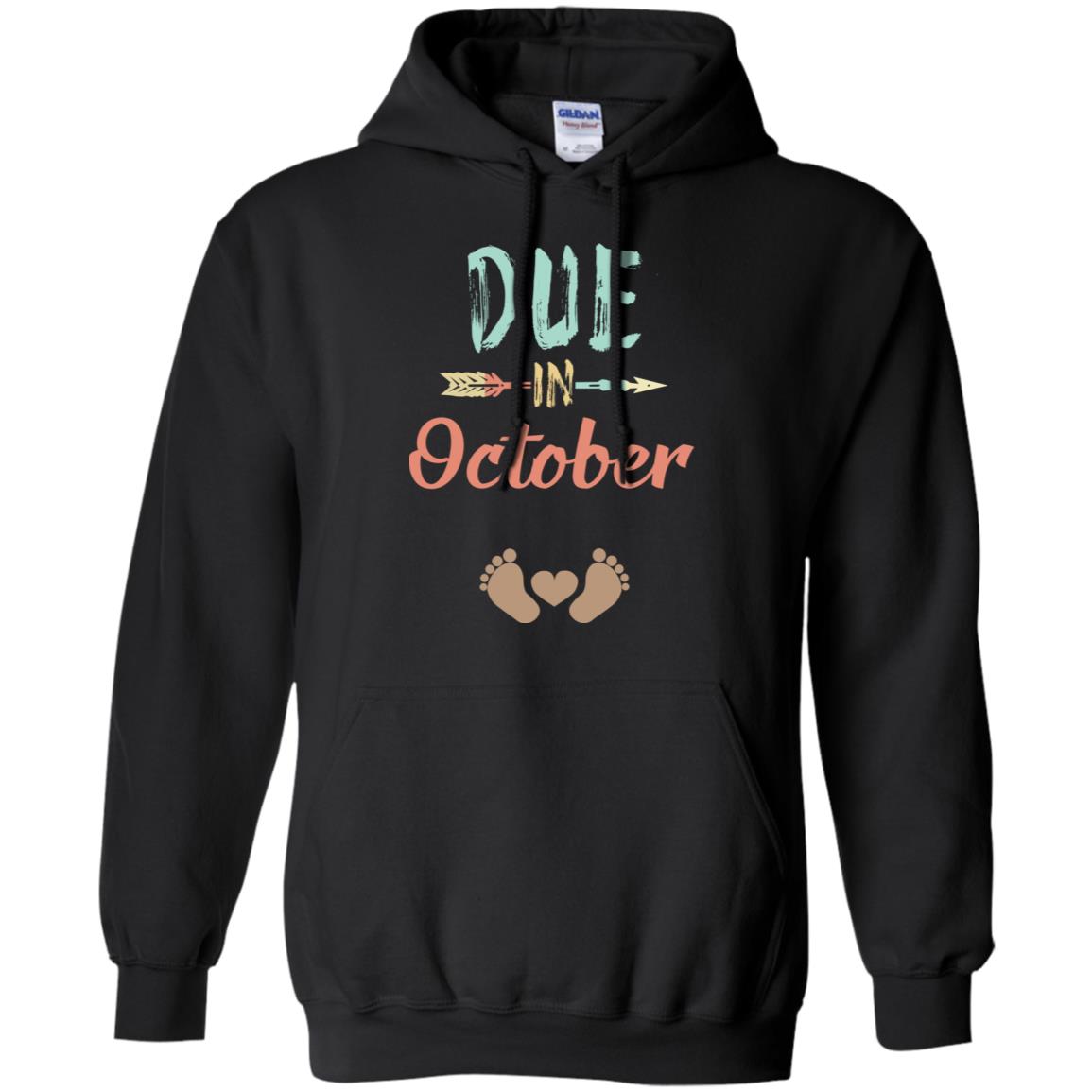 Due Date October Announcement Mommy Bump Pregnancy T-Shirts, Hoodie, Tank