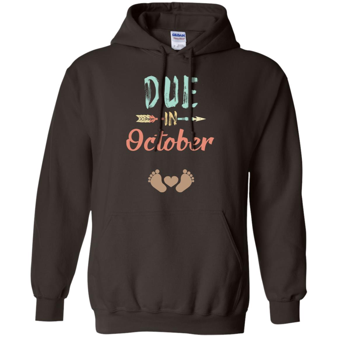 Due Date October Announcement Mommy Bump Pregnancy T-Shirts, Hoodie, Tank