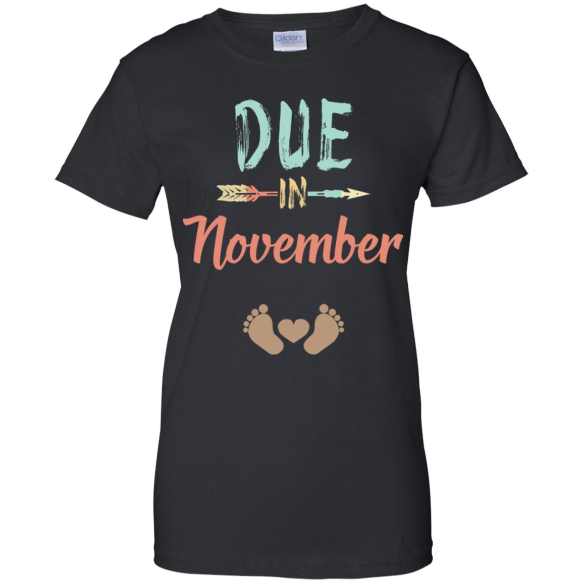 Due Date November Announcement Mommy Bump Pregnancy T-Shirts, Hoodie, Tank