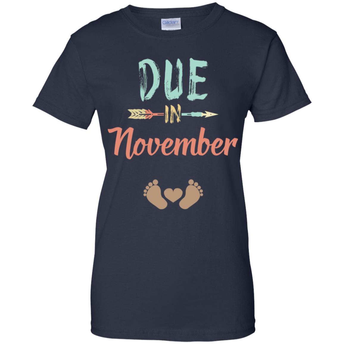 Due Date November Announcement Mommy Bump Pregnancy T-Shirts, Hoodie, Tank