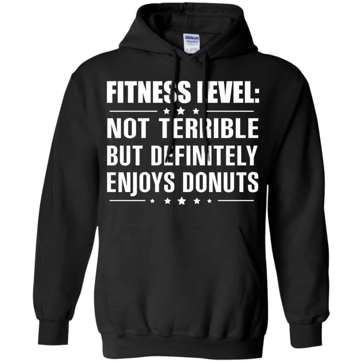 Fitness Level: Not Terrible But Definitely Enjoys Donuts Shirt, Hoodie, Tank
