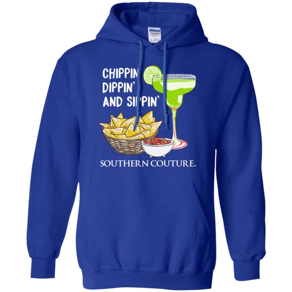 Chippin’ Dippin’ And Sippin’ Southern Couture Shirt, Hoodie, Tank