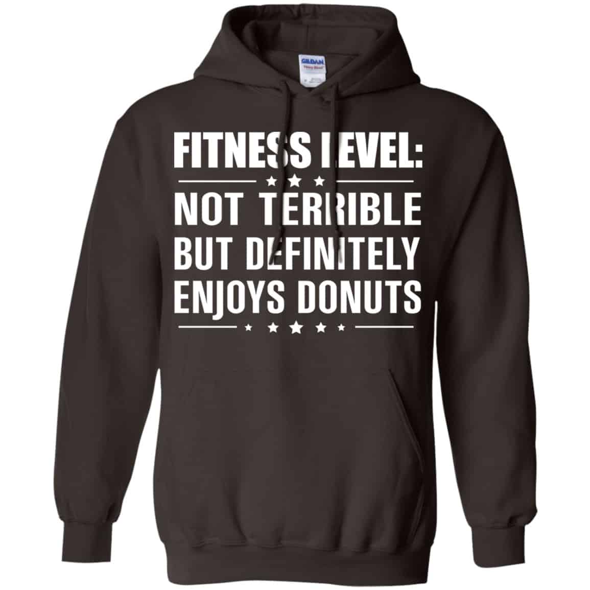 Fitness Level: Not Terrible But Definitely Enjoys Donuts Shirt, Hoodie, Tank