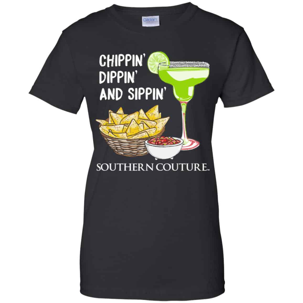 Chippin’ Dippin’ And Sippin’ Southern Couture Shirt, Hoodie, Tank