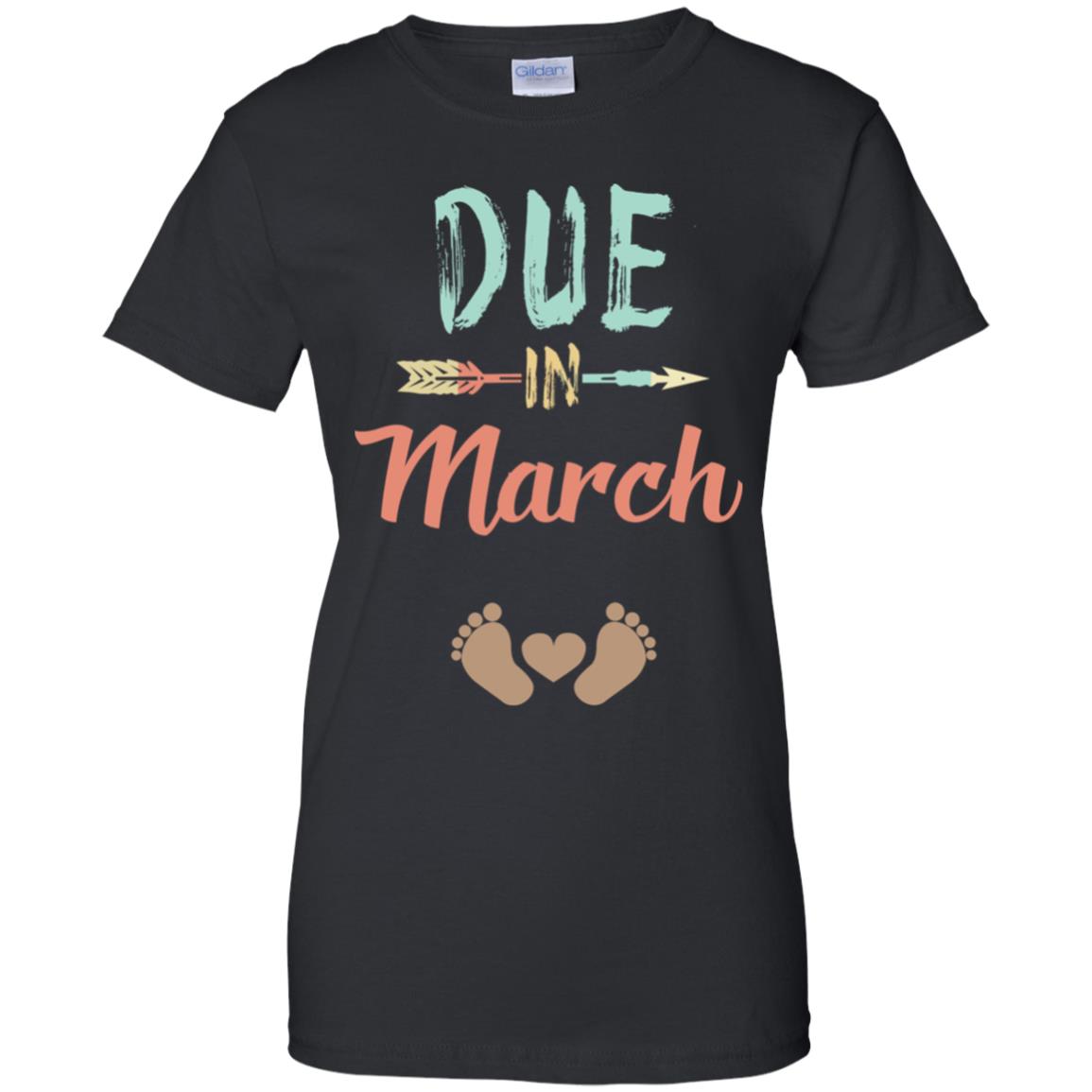 Due Date March Announcement Mommy Bump Pregnancy T-Shirts, Hoodie, Tank