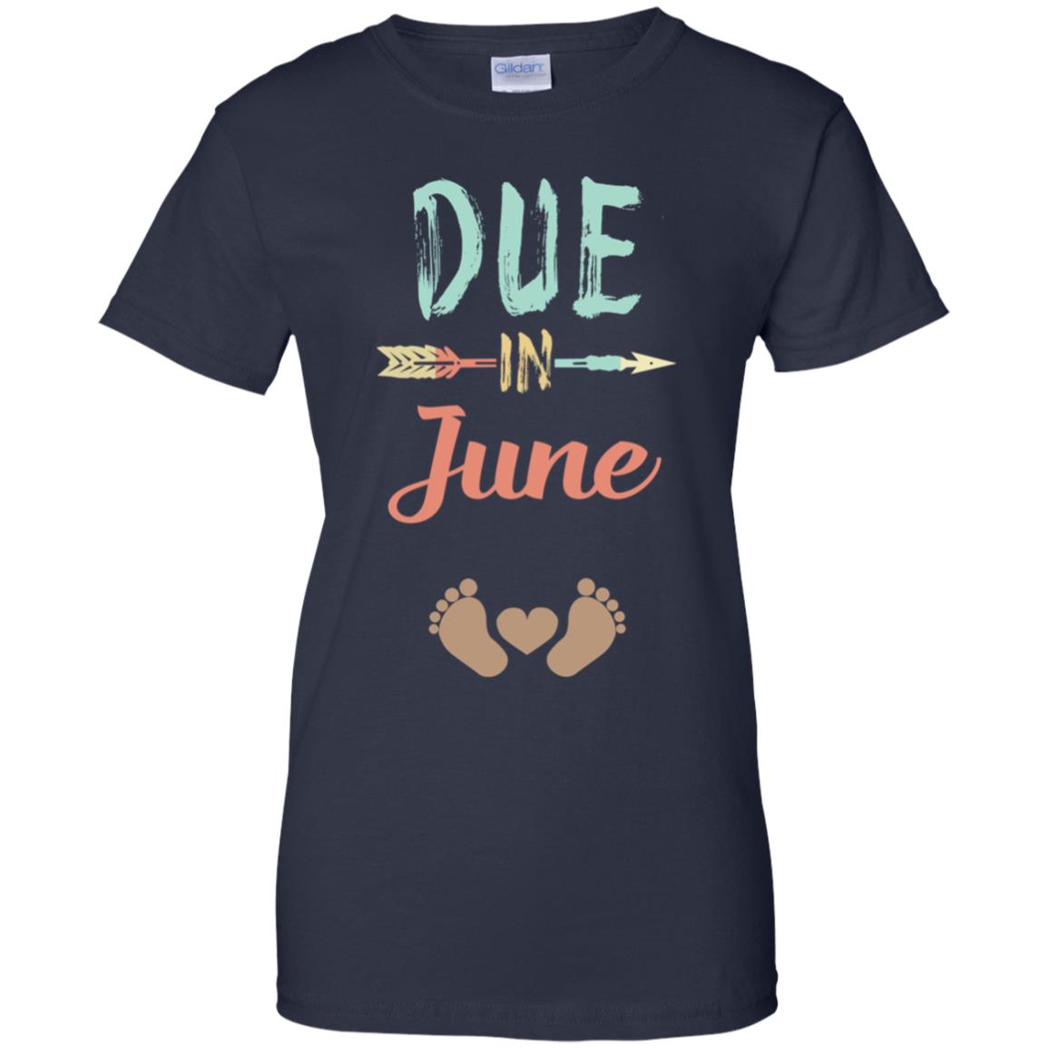 Due Date June Announcement Mommy Bump Pregnancy T-Shirts, Hoodie, Tank
