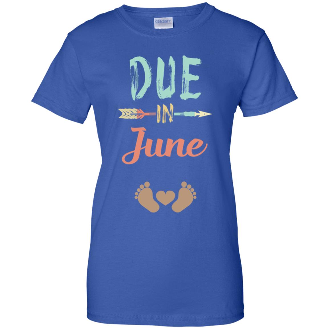 Due Date June Announcement Mommy Bump Pregnancy T-Shirts, Hoodie, Tank