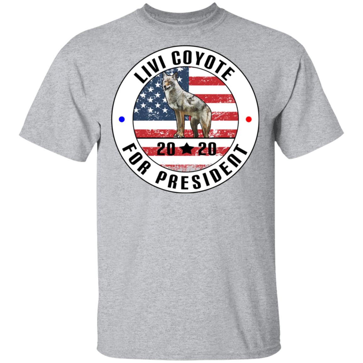 Livi Coyote For President 2020 Shirt, Hoodie, Tank
