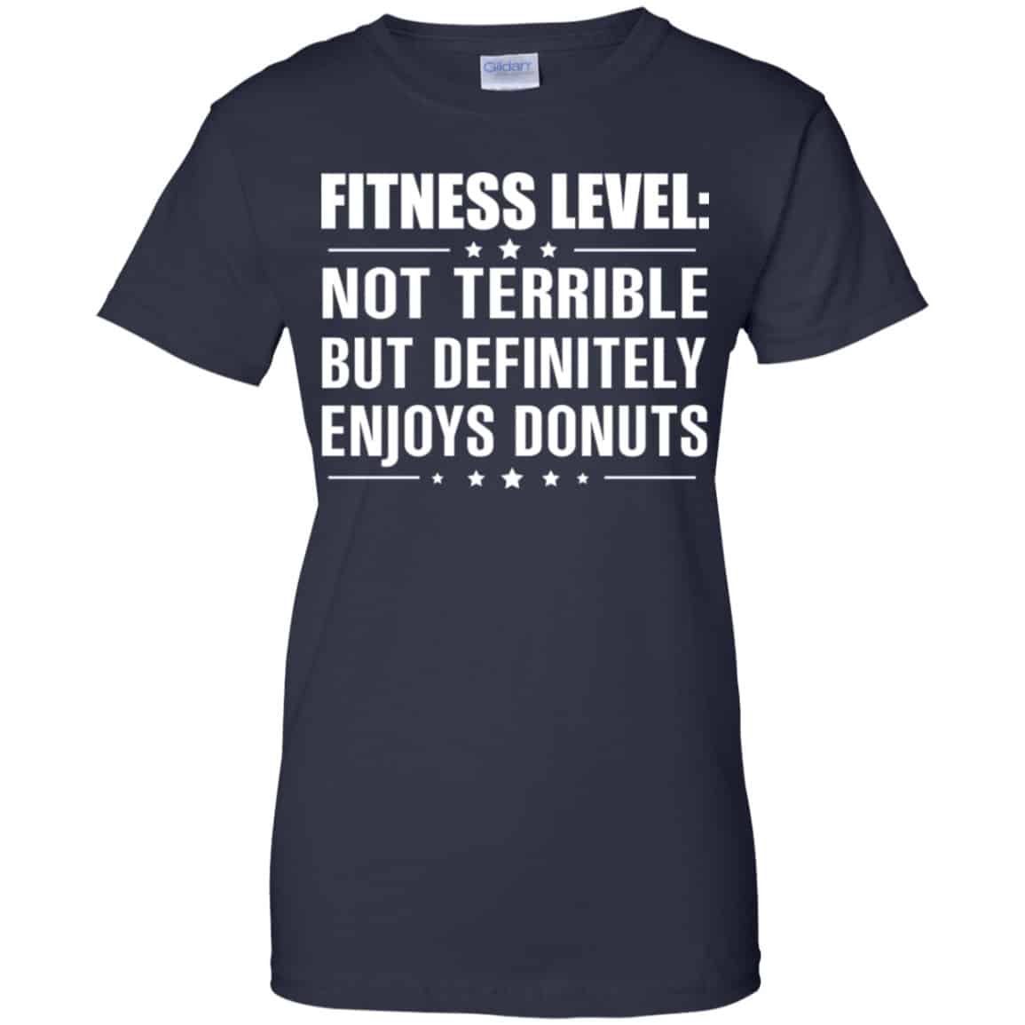 Fitness Level: Not Terrible But Definitely Enjoys Donuts Shirt, Hoodie, Tank