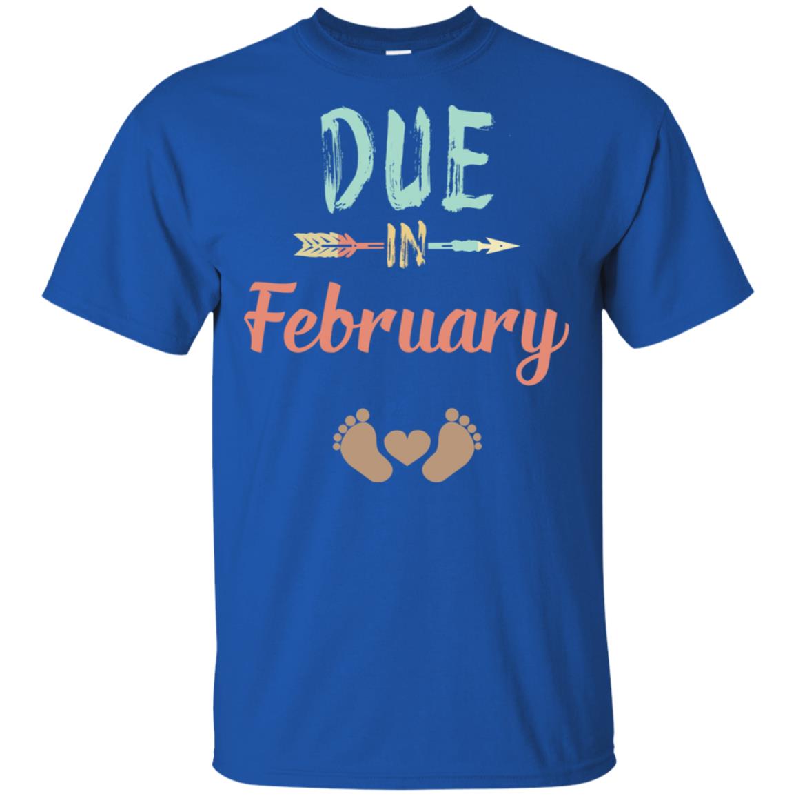 Due Date February Announcement Mommy Bump Pregnancy T-Shirts, Hoodie, Tank