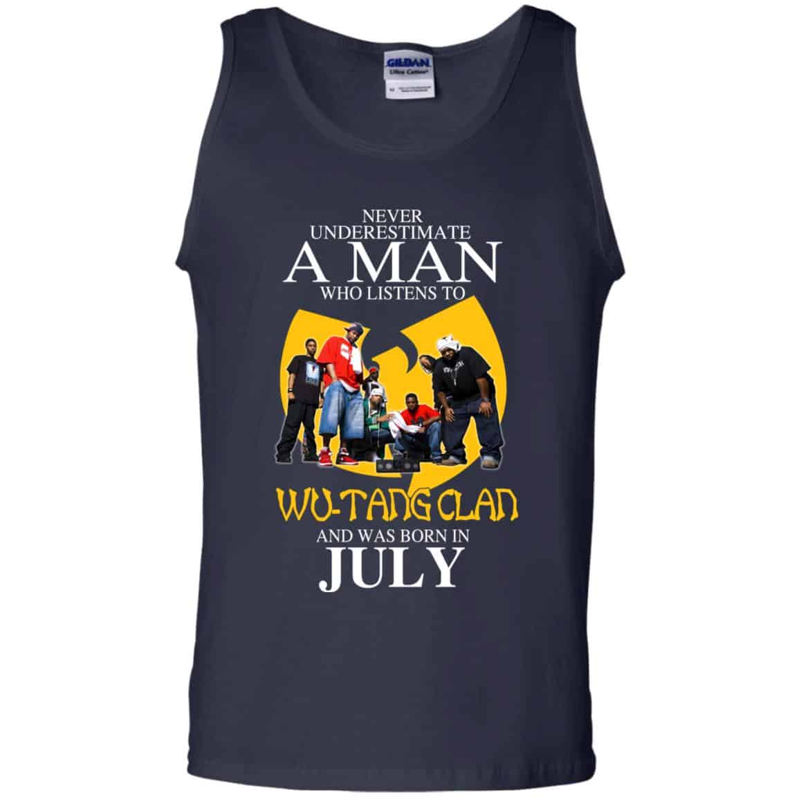 A Man Who Listens To Wu-Tang Clan And Was Born In July T-Shirts, Hoodie, Tank