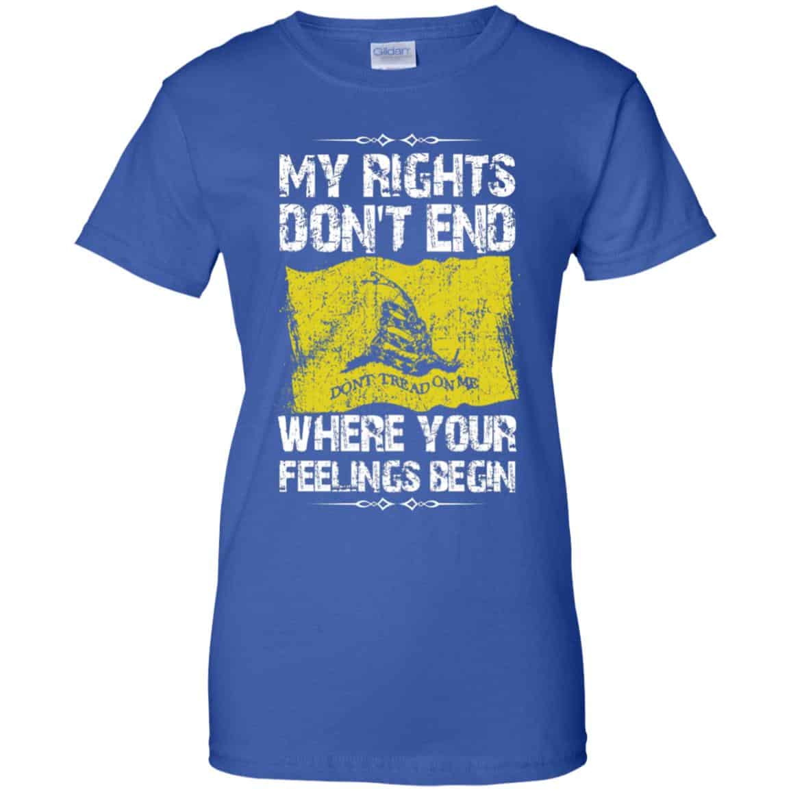 My Rights Don’t End Where Your Feelings Begin Shirt, Hoodie, Tank