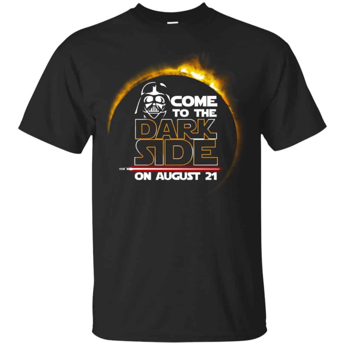 Total Solar Eclipse 2017 – Come To The Dark Side On August 21 Shirt, Hoodie, Tank