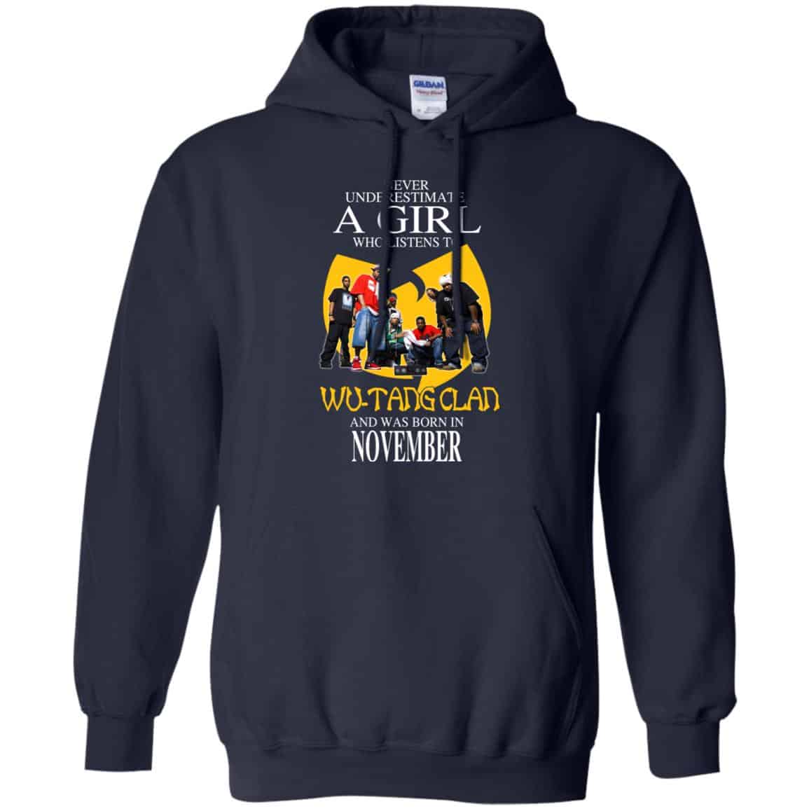 A Girl Who Listens To Wu-Tang Clan And Was Born In November T-Shirts, Hoodie, Tank