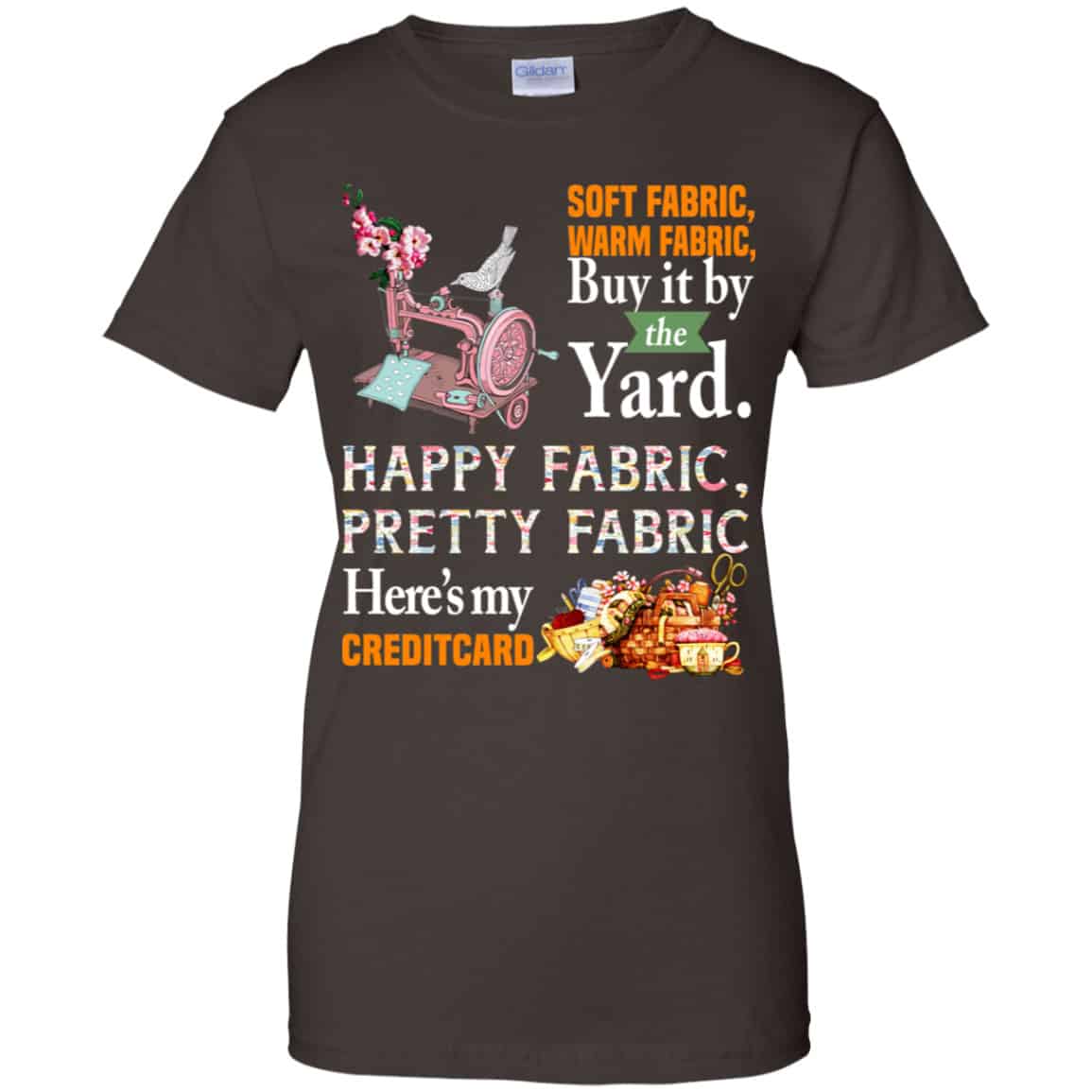 Happy Fabric Pretty Fabric Here’s My Credit Card Funny Shirt, Hoodie, Tank