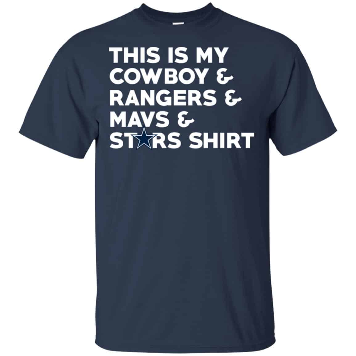 This Is My Cowboys & Rangers & Mavs & Stars Shirt Shirt, Hoodie, Tank