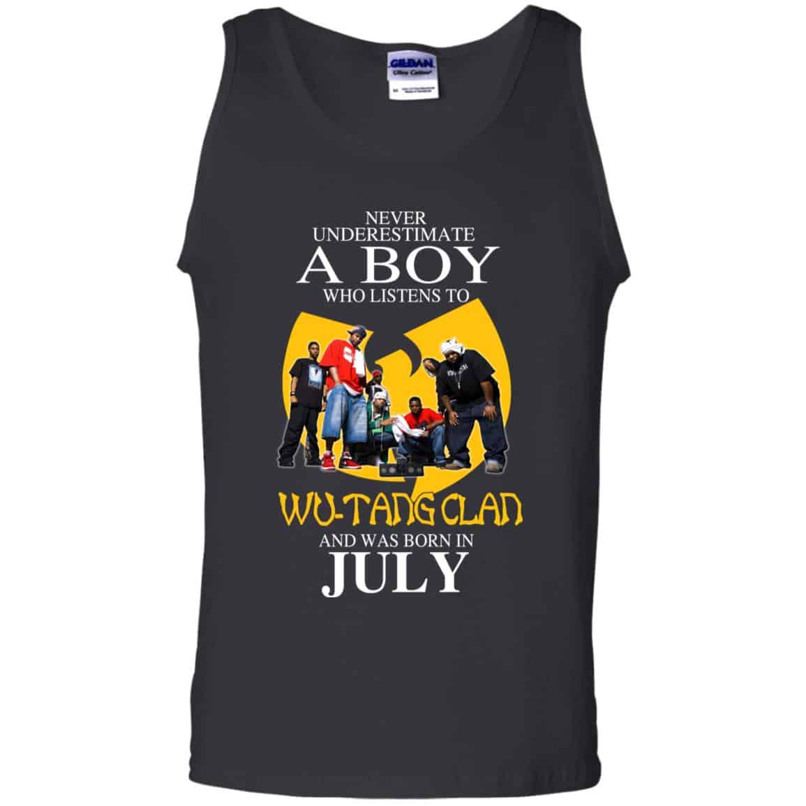 A Boy Who Listens To Wu-Tang Clan And Was Born In July T-Shirts, Hoodie, Tank