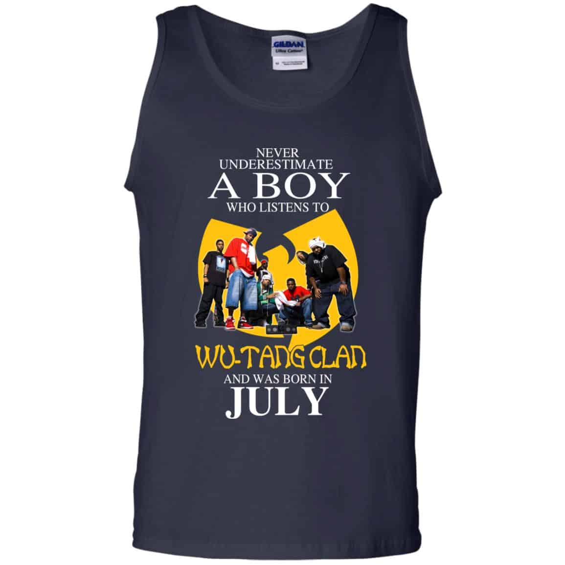 A Boy Who Listens To Wu-Tang Clan And Was Born In July T-Shirts, Hoodie, Tank