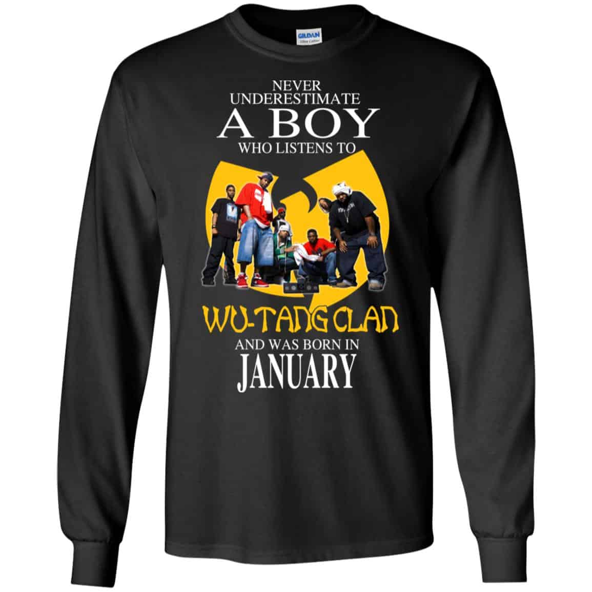 A Boy Who Listens To Wu-Tang Clan And Was Born In January T-Shirts, Hoodie, Tank