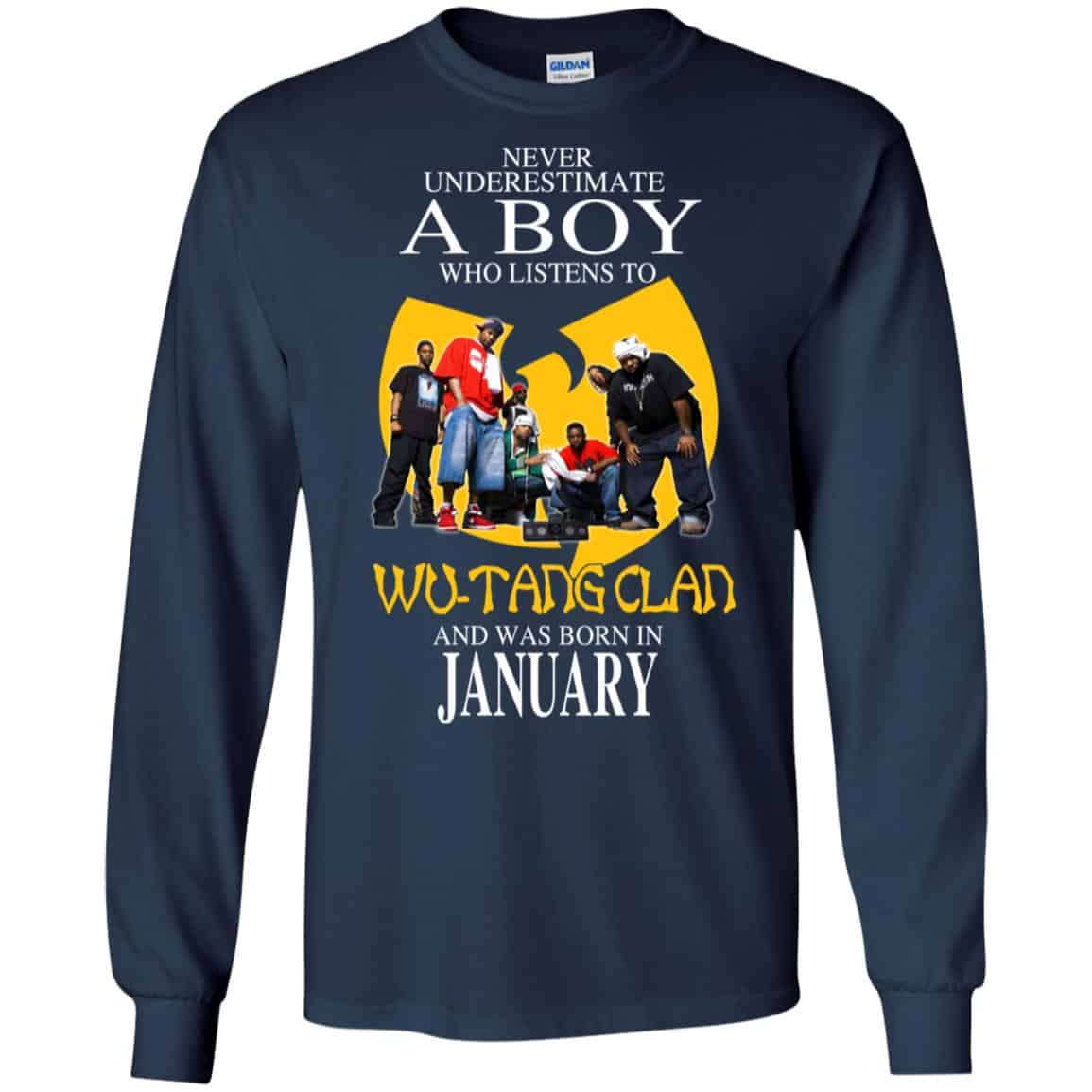 A Boy Who Listens To Wu-Tang Clan And Was Born In January T-Shirts, Hoodie, Tank
