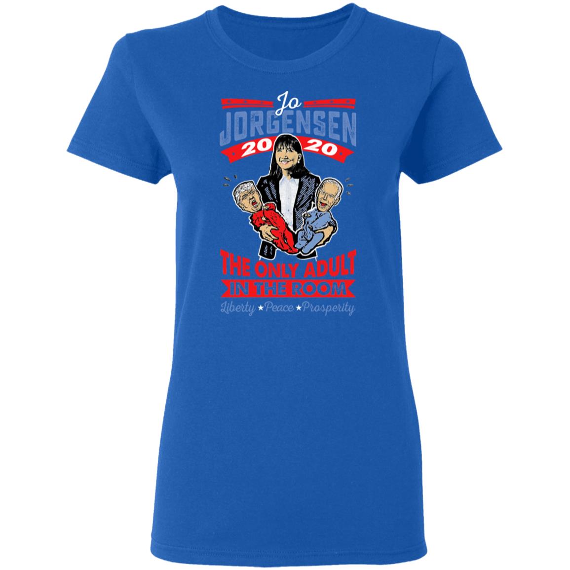Jo Jorgensen 2020 The Only Adult In The Room Shirt, Hoodie, Tank