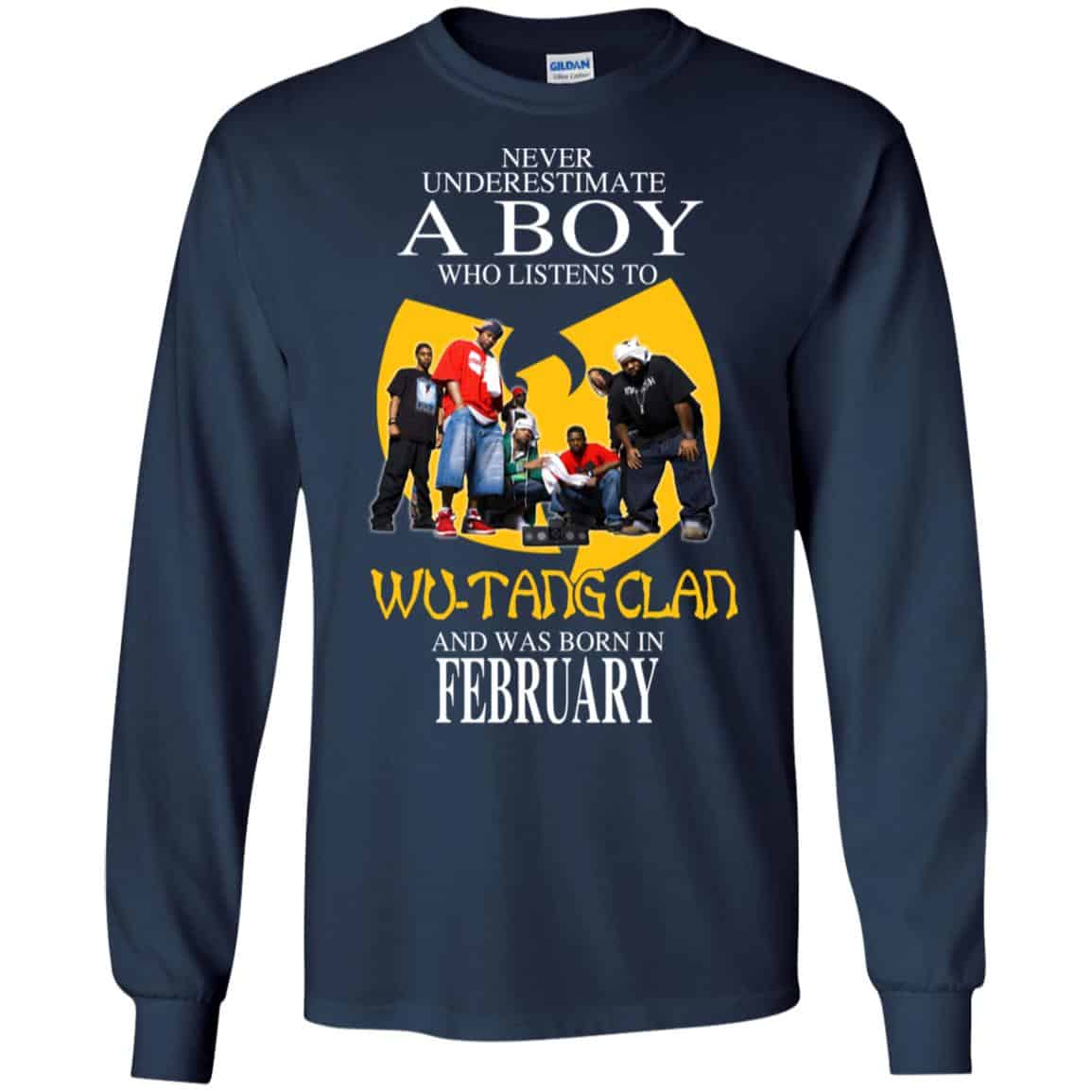 A Boy Who Listens To Wu-Tang Clan And Was Born In February T-Shirts, Hoodie, Tank