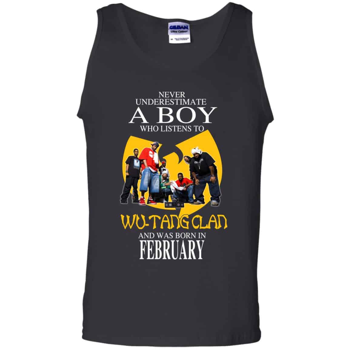 A Boy Who Listens To Wu-Tang Clan And Was Born In February T-Shirts, Hoodie, Tank