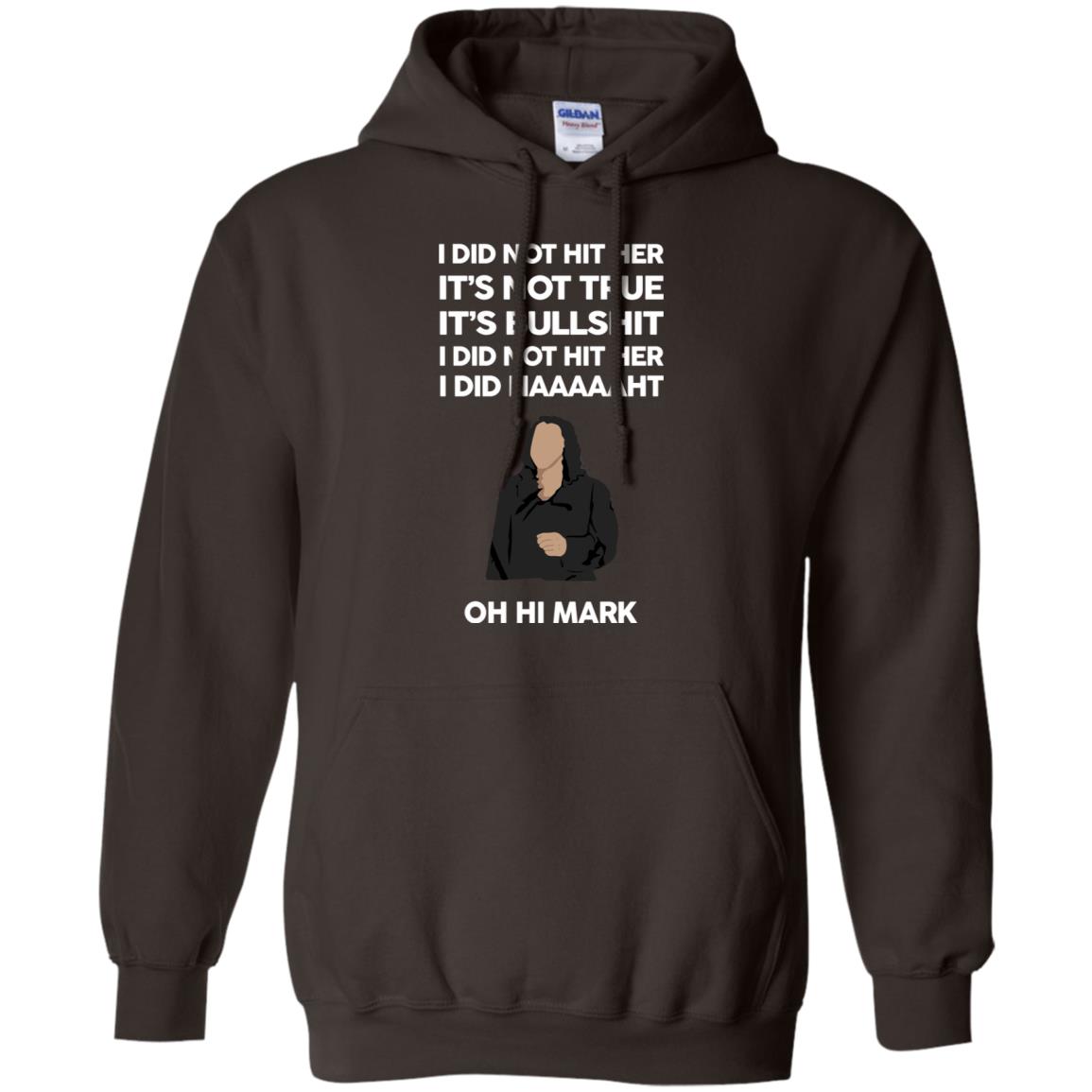 I Did Not Hit Her It’s Not True It’s Bullshit I Did Not Hit Her I Did Naaaaaht Oh Hi Mark T-Shirts, Hoodie, Tank