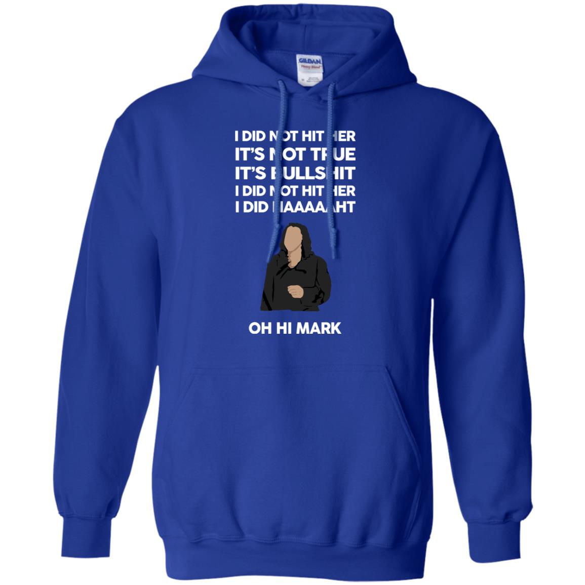 I Did Not Hit Her It’s Not True It’s Bullshit I Did Not Hit Her I Did Naaaaaht Oh Hi Mark T-Shirts, Hoodie, Tank