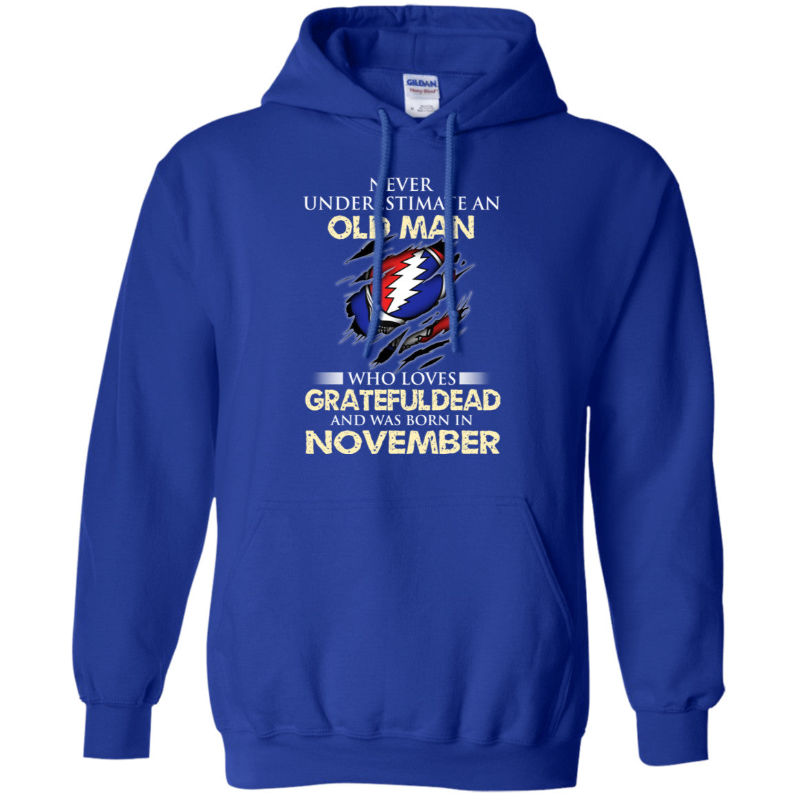 An Old Man Who Loves Grateful Dead And Was Born In November Shirt, Hoodie, Tank