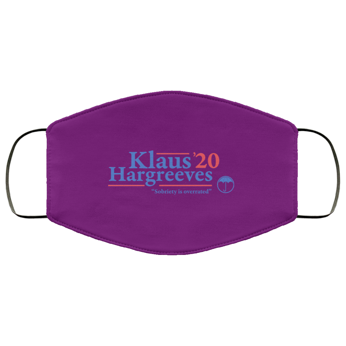 Klaus Hargreeves 2020 Sobriety Is Overrated Face Mask