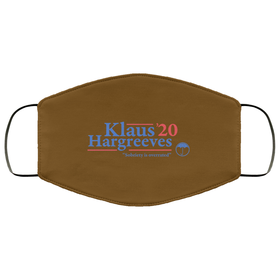 Klaus Hargreeves 2020 Sobriety Is Overrated Face Mask