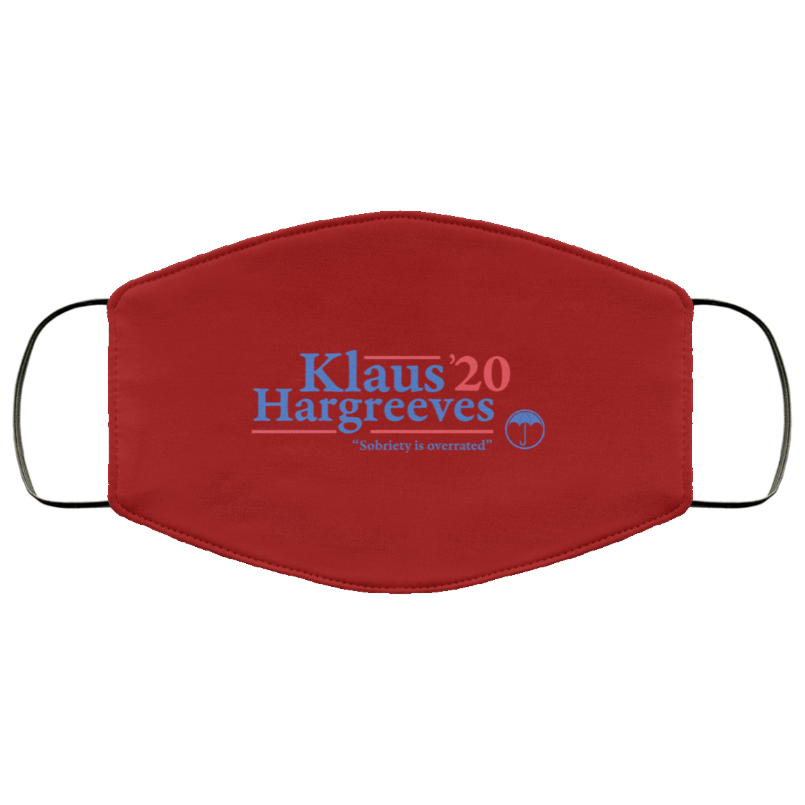Klaus Hargreeves 2020 Sobriety Is Overrated Face Mask