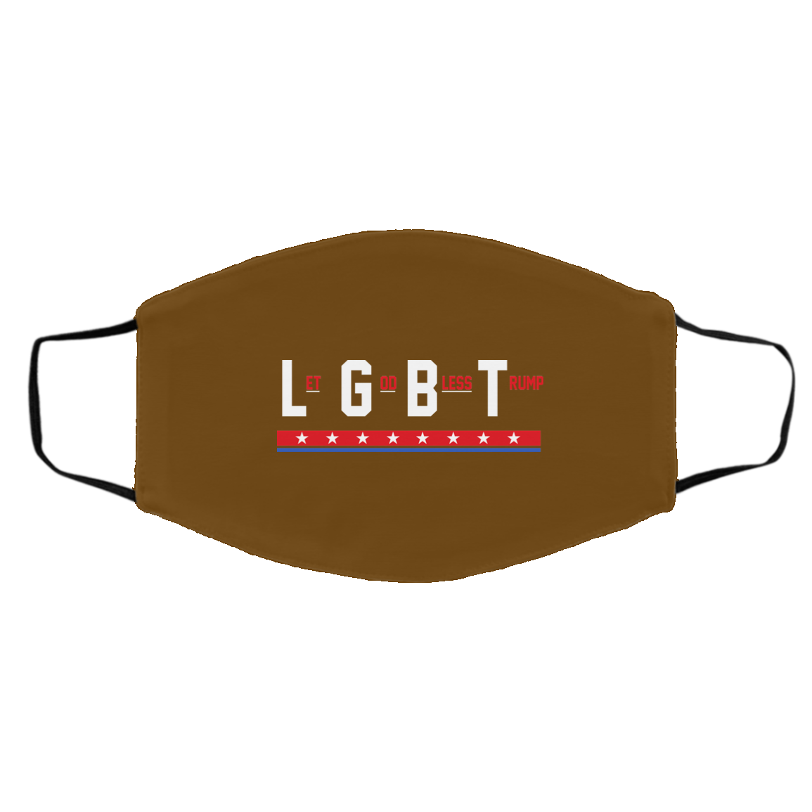 LGBT Let God Bless Trump Face Mask