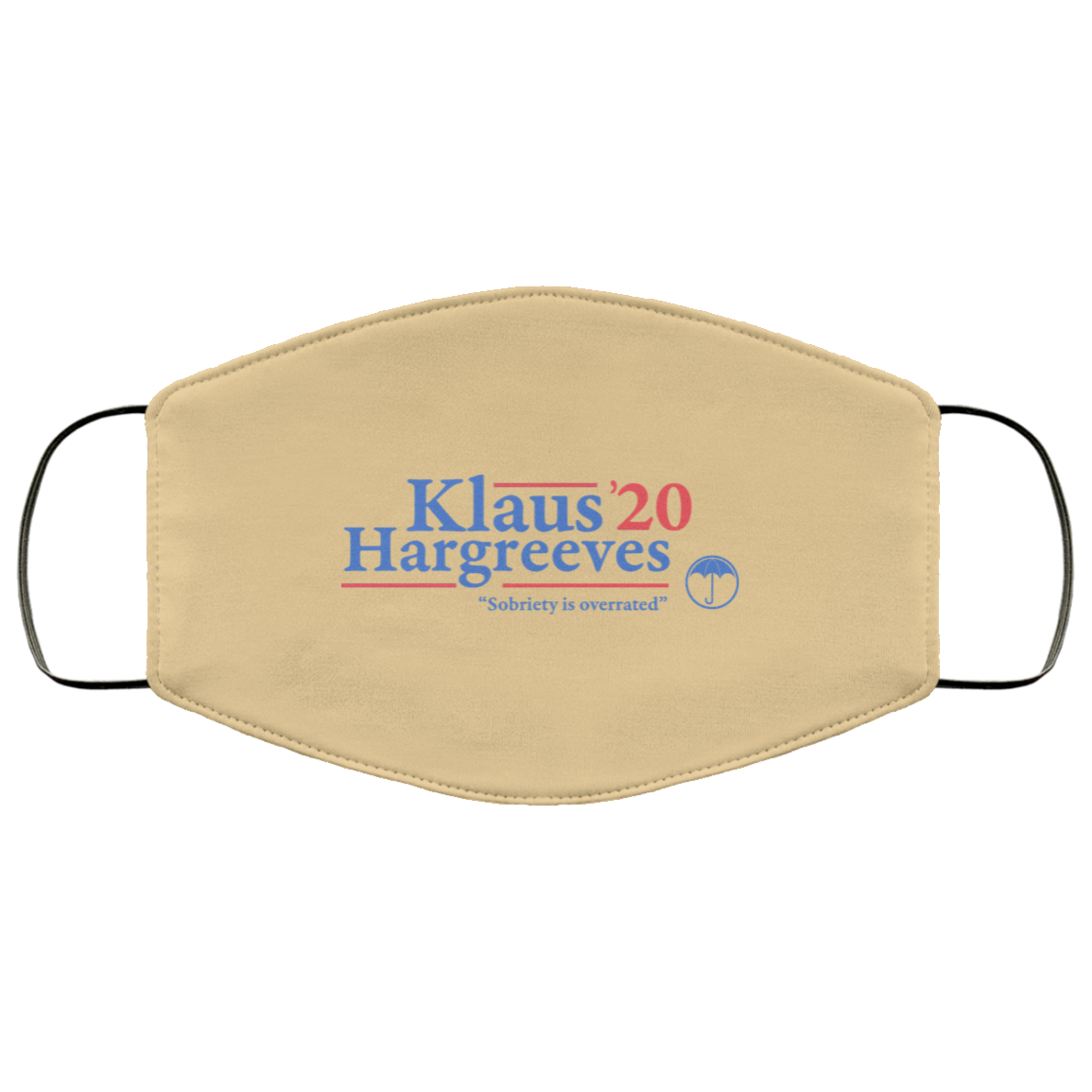 Klaus Hargreeves 2020 Sobriety Is Overrated Face Mask