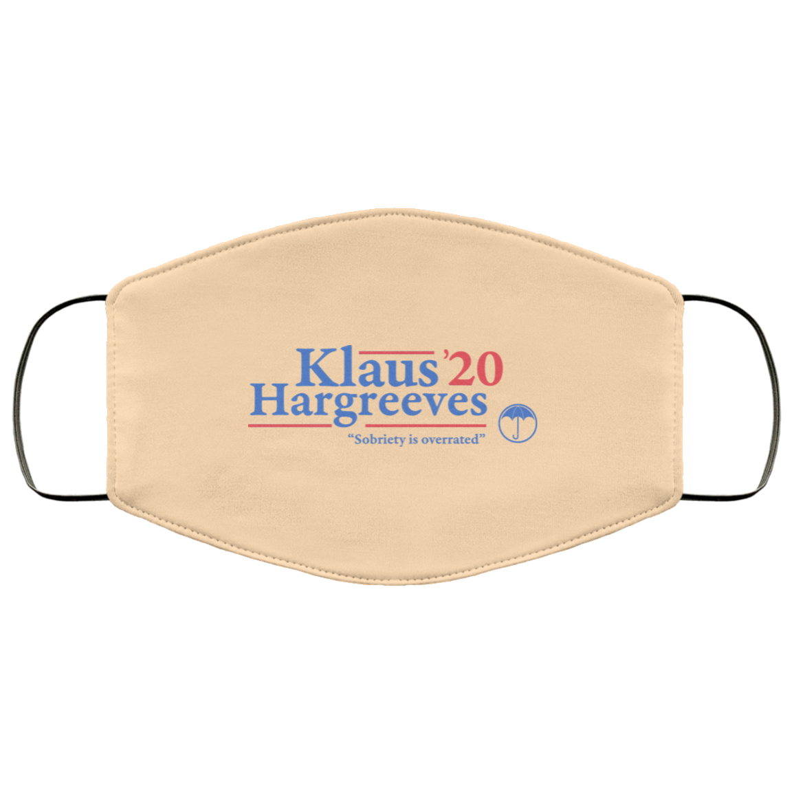 Klaus Hargreeves 2020 Sobriety Is Overrated Face Mask