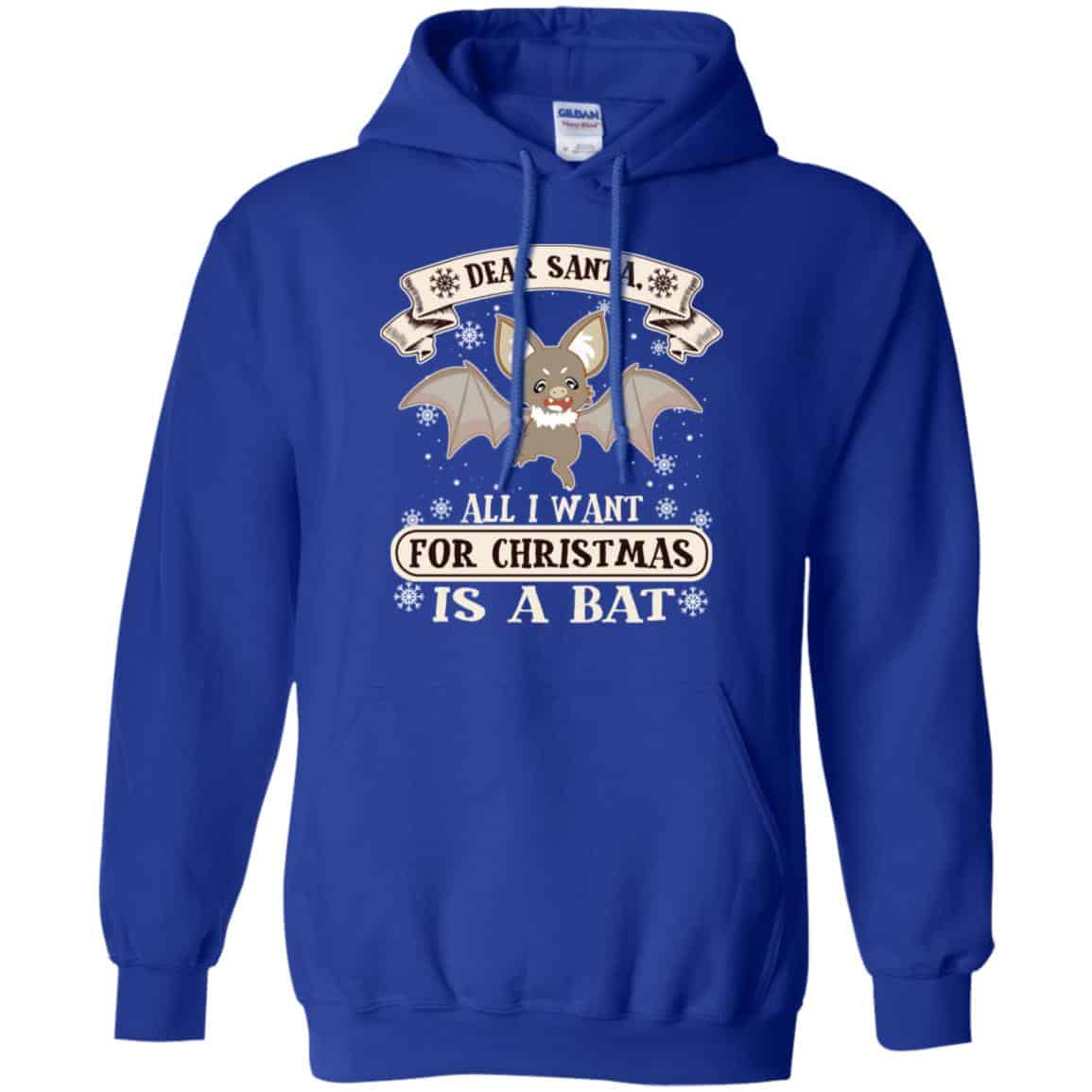 Dear Santa All I Want For Christmas Is A Bat T-Shirts, Hoodie, Sweater