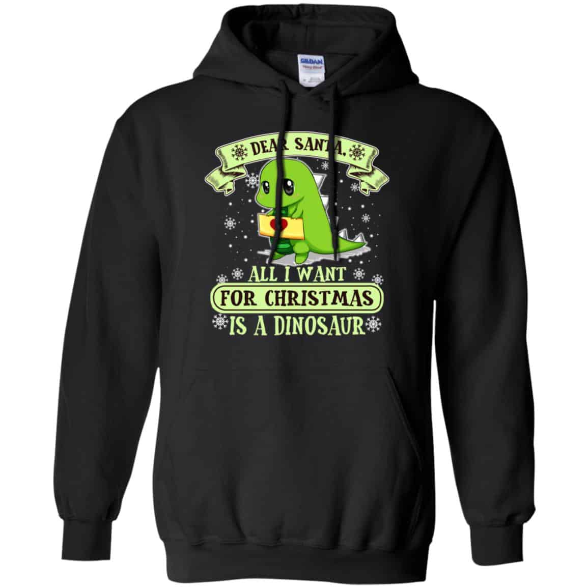 Dear Santa All I Want For Christmas Is A Dinosaur T-Shirts, Hoodie, Sweater