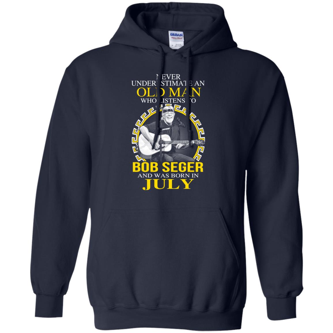 An Old Man Who Listens To Bob Seger And Was Born In July T-Shirts, Hoodie, Tank
