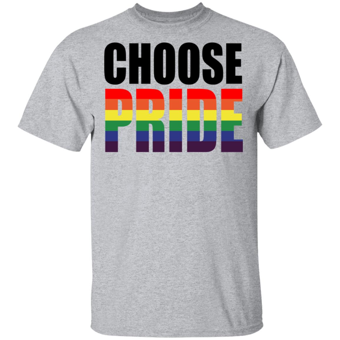 Choose Pride LGBT Pride Shirt, Hoodie, Tank