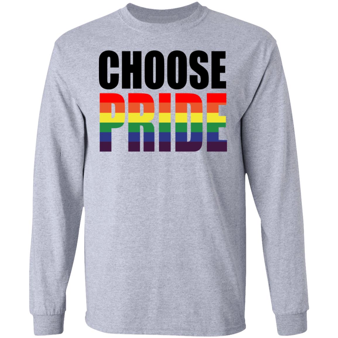 Choose Pride LGBT Pride Shirt, Hoodie, Tank